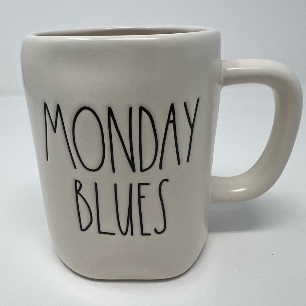 Rae Dunn MONDAY BLUES mug NEW